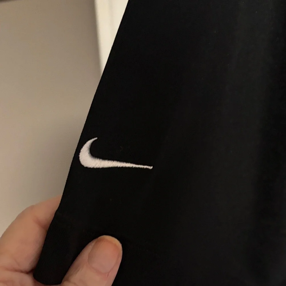 Nike Black Short-Sleeve Mock Neck Tee
